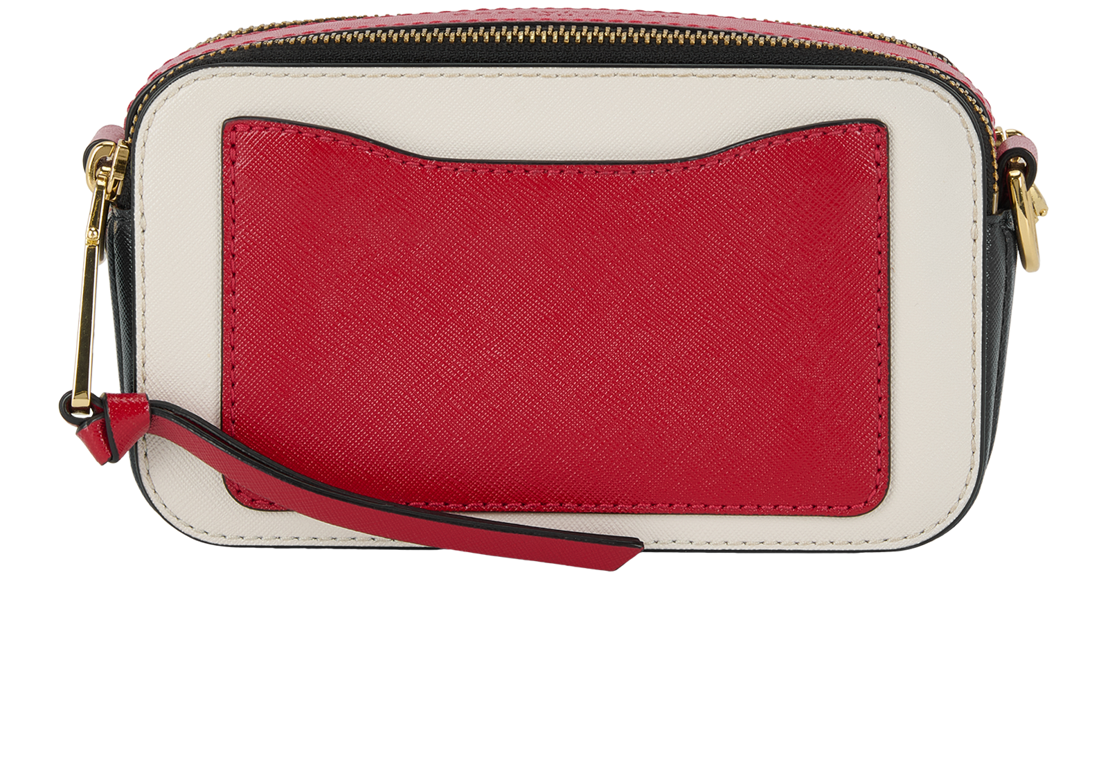Snapshot, &pound;190, Handbags, Blue/Red/White, Leather, Back view